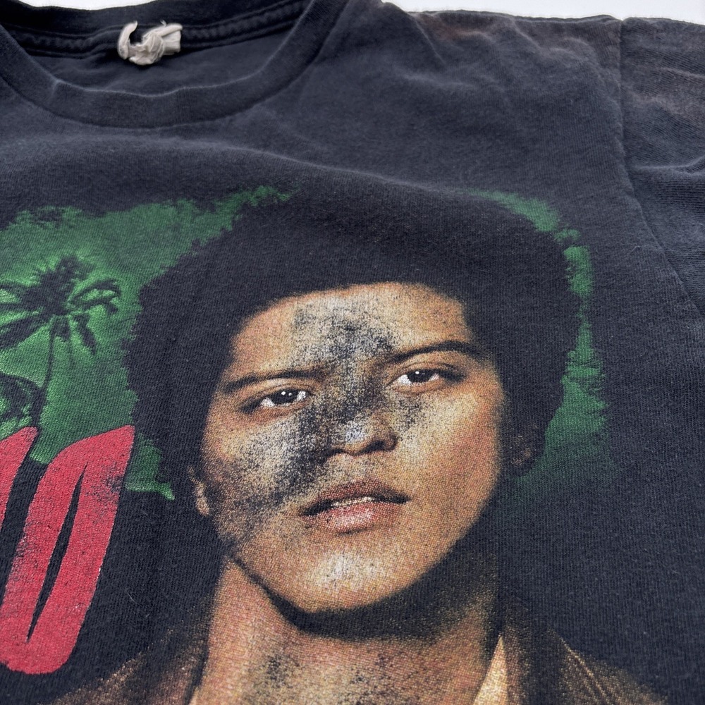 Bruno Mars The Moonshine Jungle Tour 2013 T-shirt Mens Size Medium Black - Picture 4 of 16